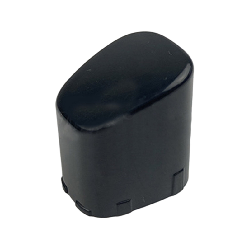 Cubierta de ajuste de botón de freno de mano para Interior de coche, tapa de botón de estacionamiento de palanca de freno de mano cromada, accesorios plateados para Polo Cross 6RD711333A: Negro