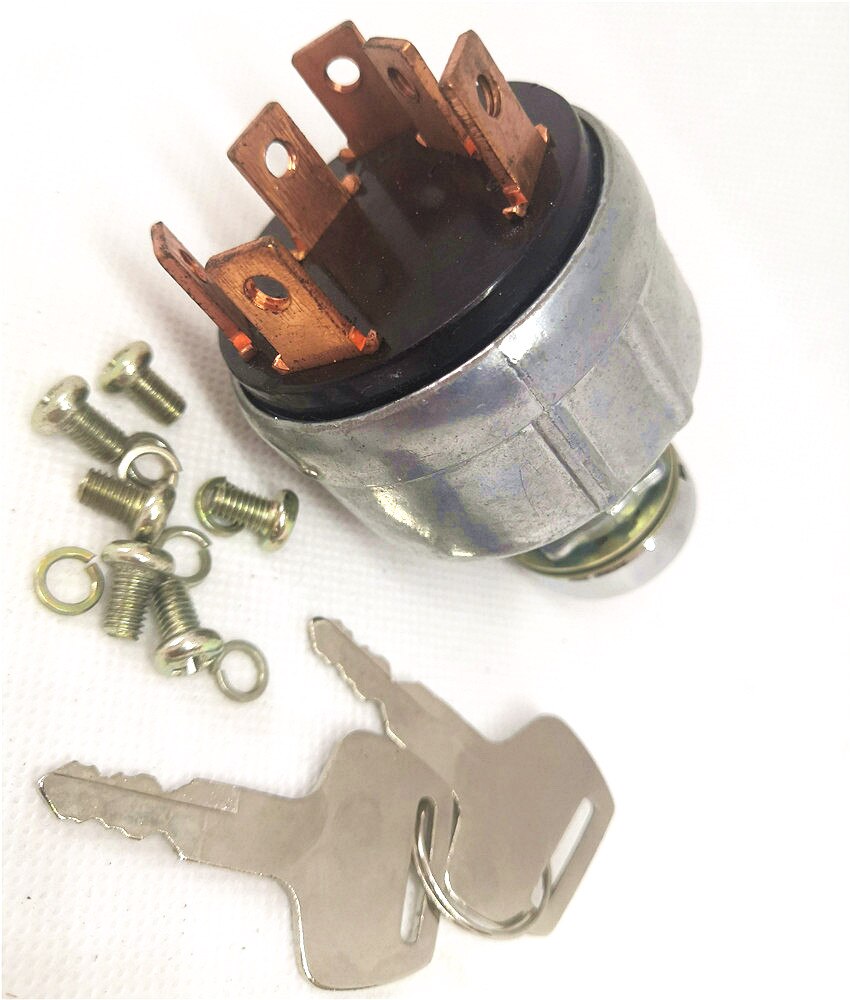 thumbnail interactive-video image 1 of 82-83 Honda Urban Express Ignition Switch With 2 Keys – 6-Post Plug, Plug & Play Aftermarket 1 of 5