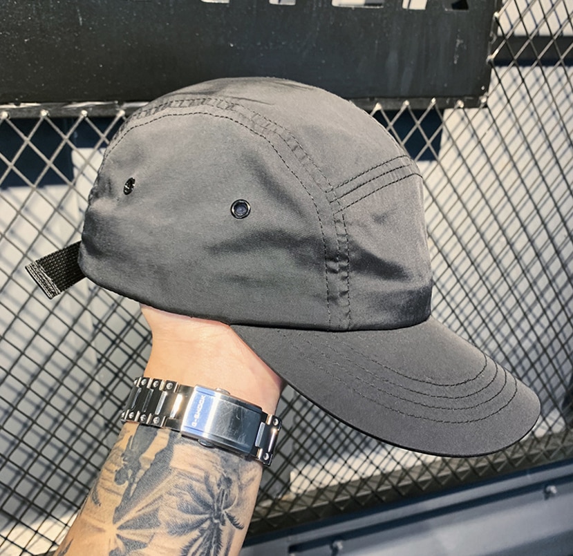 Snabbtorkande lägerkeps med 5 paneler baseballkepsar strand sol pappa hatt sommar snapback män kvinnor dam lastbilsförare visir hip hop golf sport