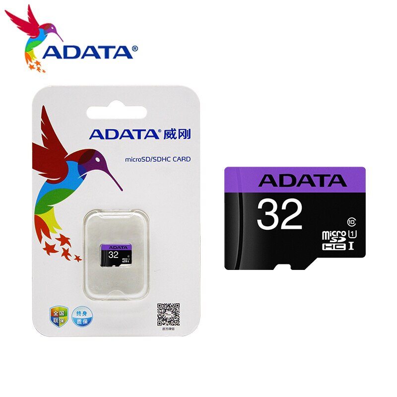 Original ADATA Mikro SDHC 16GB 32GB TF-Karte Speicher Karte hoch Geschwindigkeit Class 10 U1 Für Telefon