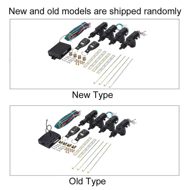 Overzeese Auto Afstandsbediening 4 Deur Power Centrale Vergrendeling Systeem Auto Vergrendeling Beveiliging Keyless Entry Kit Auto Deur Afstandsbediening Kit