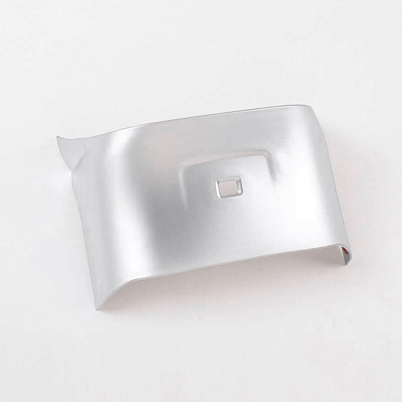 Abs bil bakre luftutlopp under kick cover trim för alfa romeo giulia (silver)