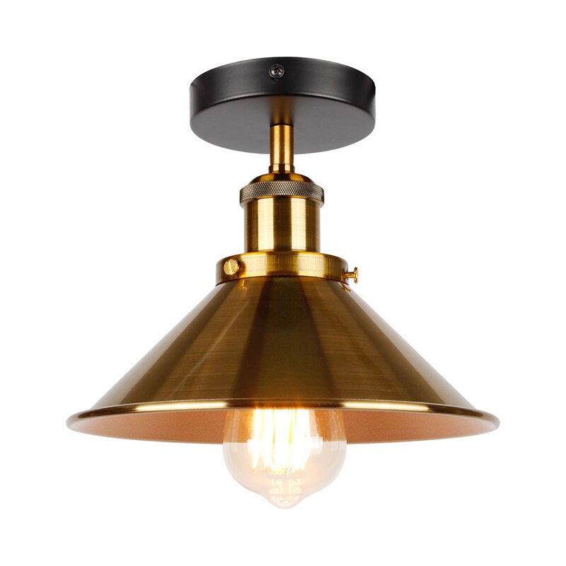 Industriële Plafondlamp Vintage plafondlamp Verstelbare led Amerikaanse land plafond lamp Home verlichting woonkamer E27 85-260V