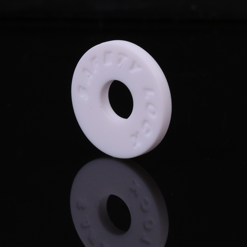 4 Pcs Guitar Strap Lock Gitaar Onderdelen & Accessoires Elektrische Houten Gitaar Locks Blokken Rubber Materiaal Basgitaar Onderdelen: 4pcs white