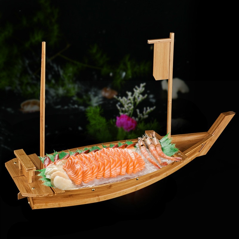 Dragon Boot Luxe Tatu Boot Droog Ijs Boot Tatu Platter Sushi Tafel Container Japanse Keuken Sushi Boot Plaat Set