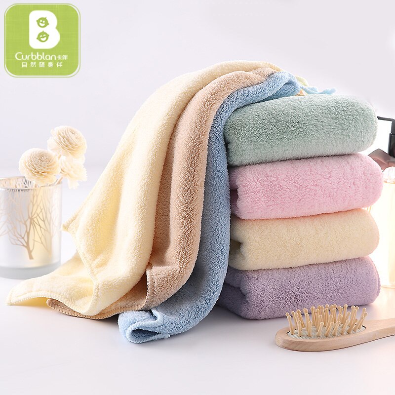 Curbblan 4 st per set babyhandduk näsduksduk mjuk baby ansiktshandduk 30*30cm*4 st babymatande salivhanddukar