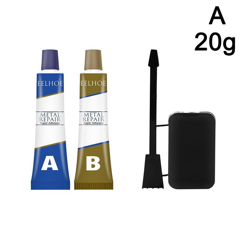 Industrial Ab Glue Metal Repair Adhesive Paste Metal Quick-drying Resistant Repair Glue Heat Welding Cold Glue Sealant Repa R5i8: A