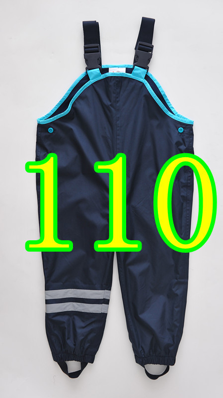 Tijd beperkte Verkoop Unisex Solid Lente Retail Broek Voor En Kinderen Koude Wind Regen Waterdichte Overalls In voorraad: blue110