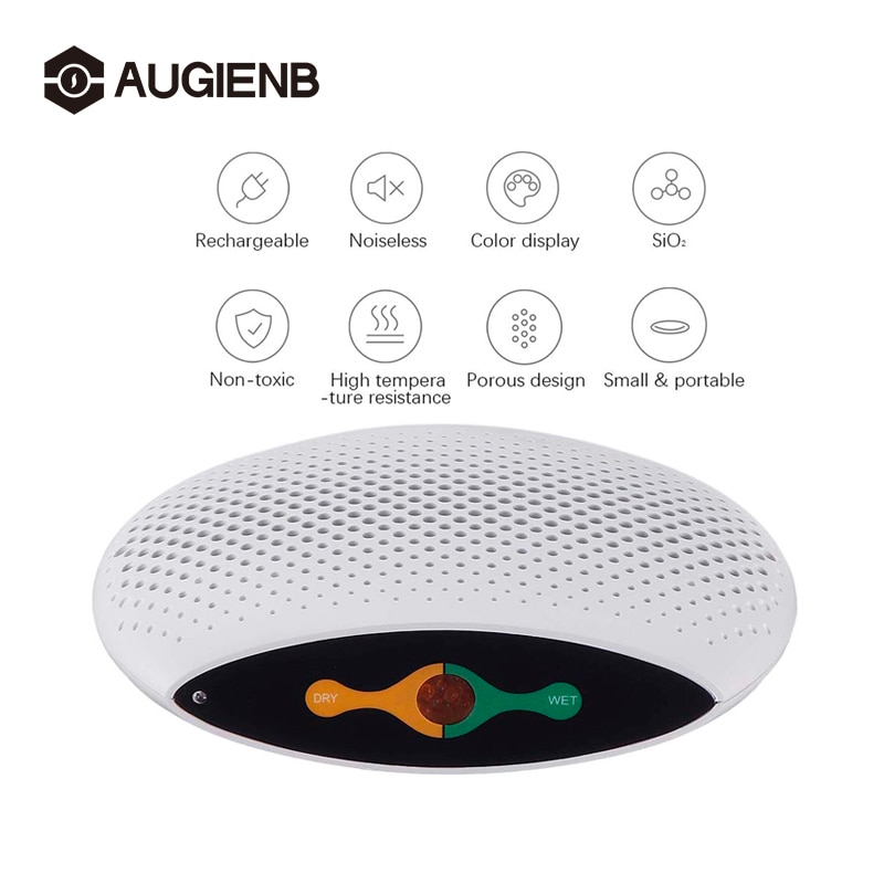 Ultra Mute Recyclable Dehumidifier Electric Air Dryer Machine Water Intelligent Moisture Absorb Dehumidifier for Home Wardrobe