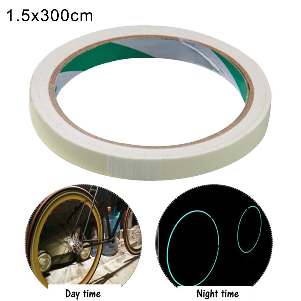 Fluorescent Tape Self-Adhesive Party Decoration Night Light Living Room Decal Home Decor 3M Eco-Friendly Luminous Tape: 1.5CMX3M