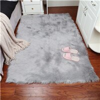 Soft Artificial Buckskin Rug Carpet Chair Cover Artificial Bucks Warm Hairy Carpets