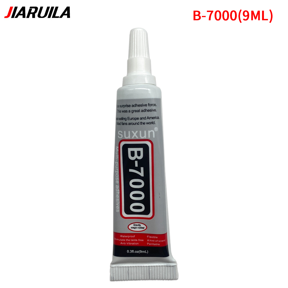 Adhesivo transparente para reparación de teléfonos, 15ML, 25ML, 50ML, 110ML, B7000, pegamento Universal de plástico y vidrio para bricolaje, B-7000 con aplicador de precisión: Transparente