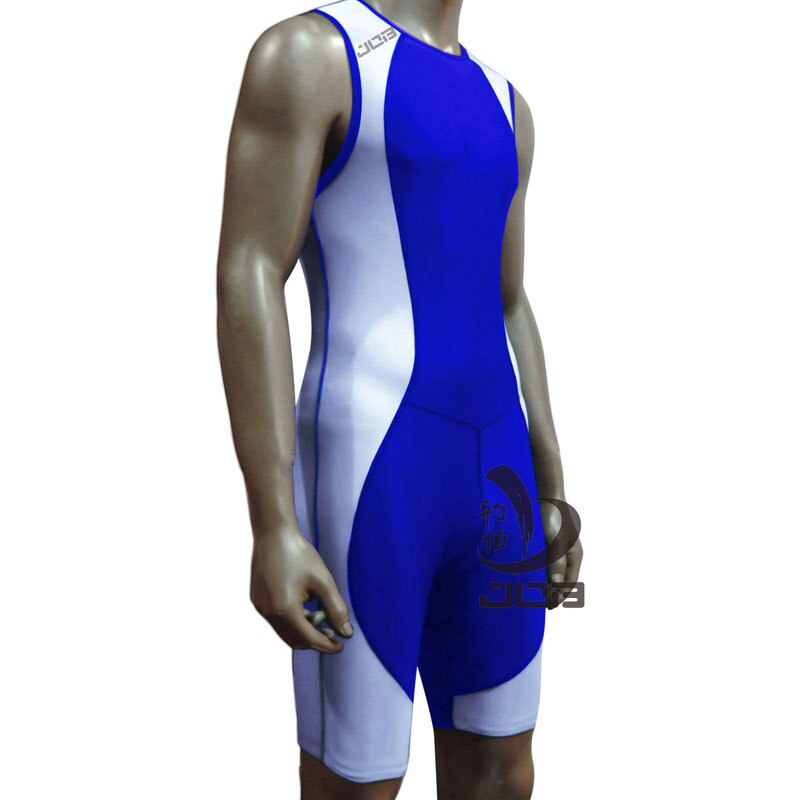 Sublimation Custom Triathlon Cycling one-piece suit/Tri suit/ Triathlon wetsuit running with pads for sports