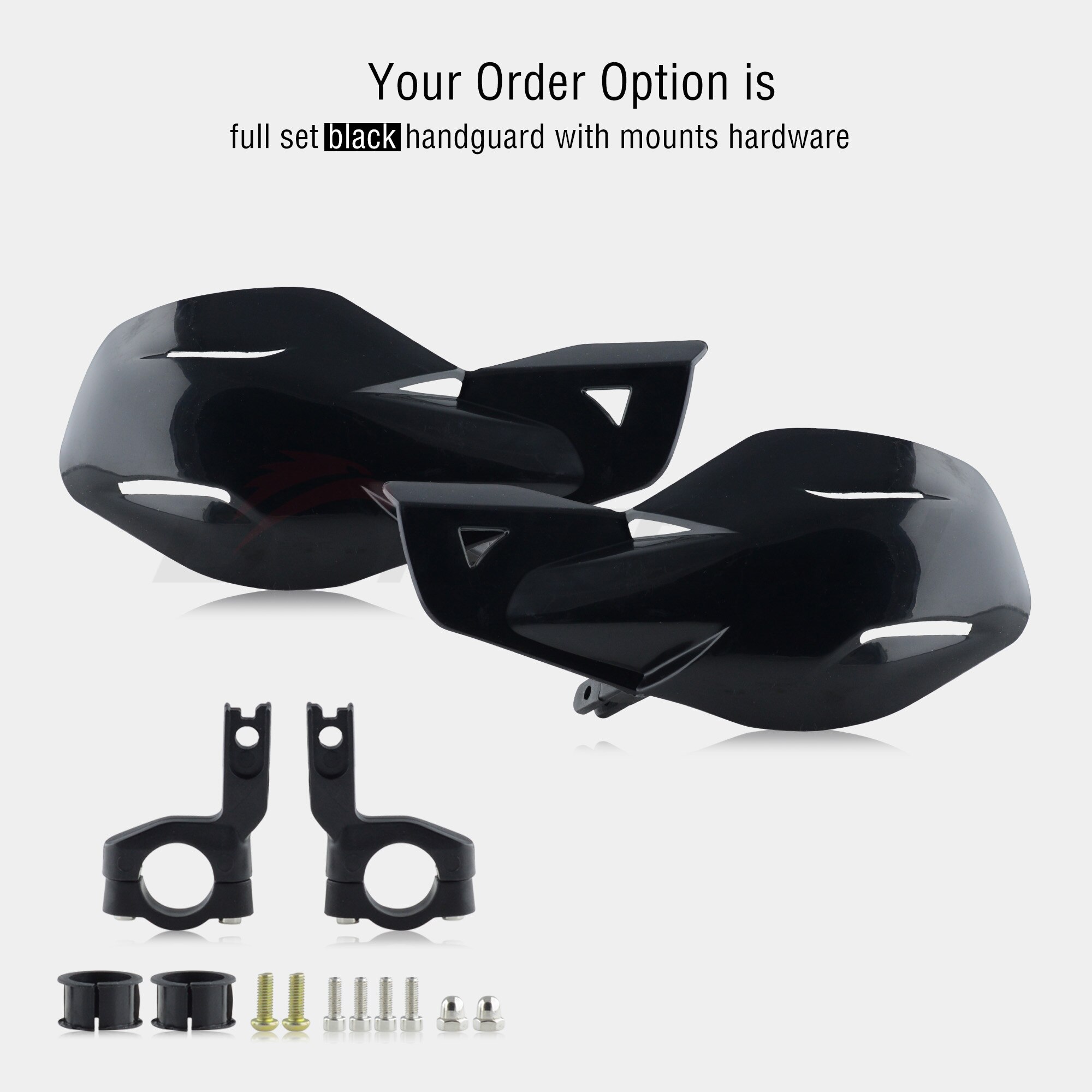Paramani Bianchi Universali Per Moto – Adatti Per Manubri 7/8, Compatibili Honda XR650 - Foto 5