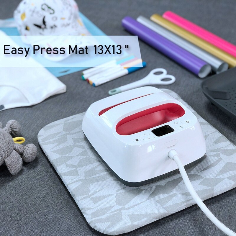 Heat Press Mats Ironing Insulation Transfer Heating Mats for Cricut Easypress(13X13 Inches)