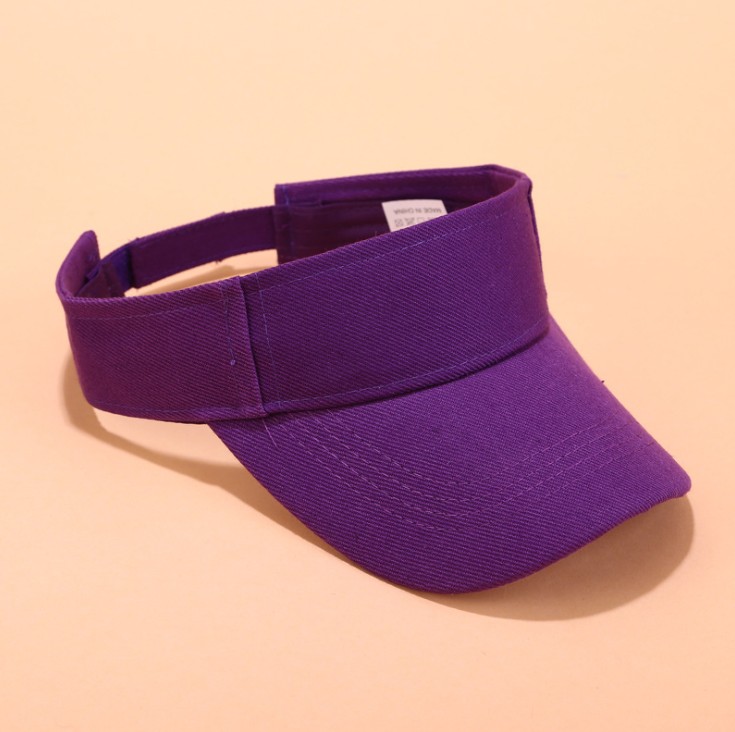 Goedkope zomerse mesh hoeden, baseballpet voor heren, ademende dunne pet voor buiten, zonnehoed met klep voor dames, effen petten: Paars