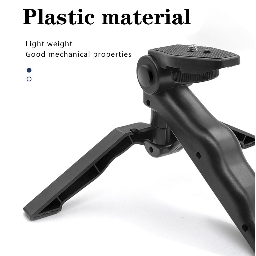 COOL DIER-trípode para Vlog DSLR SLR, soporte de montaje para teléfono, Zapata fría, luz LED, Mini trípode para Sony A6400 A6300