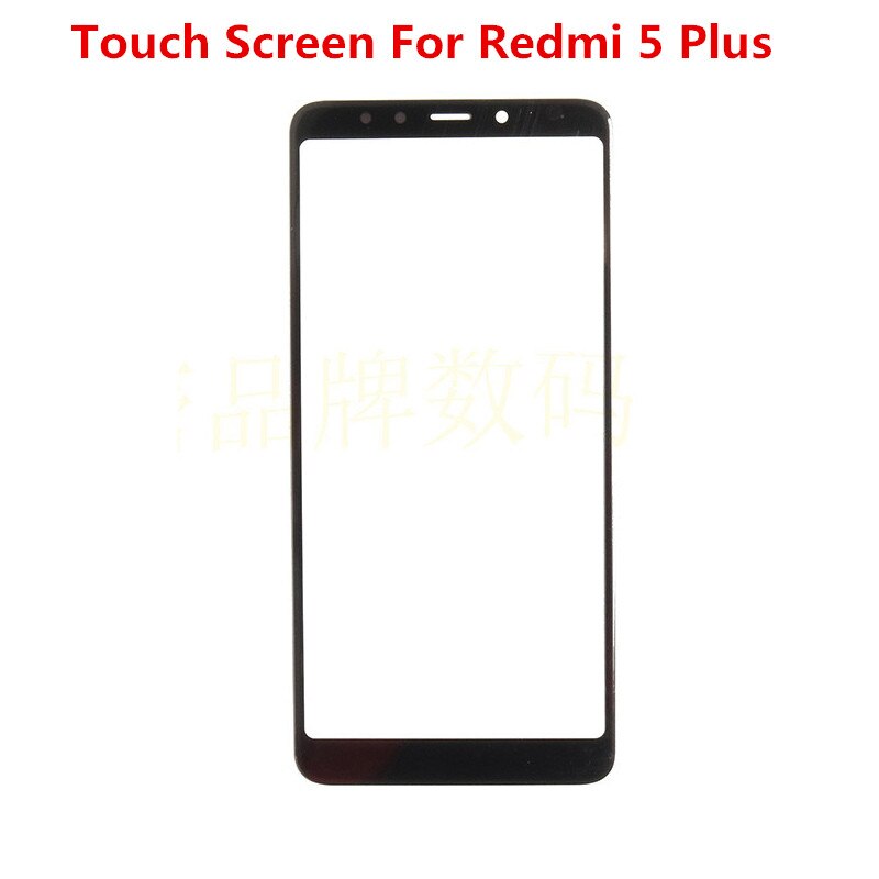 Outer Screen Voor Xiaomi Redmi 5 Plus 5 Plus Front Touch Panel Lcd-scherm Out Glass Cover Lens Telefoon reparatie Vervang Parts