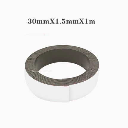 Sterke Flexibele Magneet Strip Zelfklevende Magneetband Rubber Magneet Tape Lengte 39.37Inch: Oranje