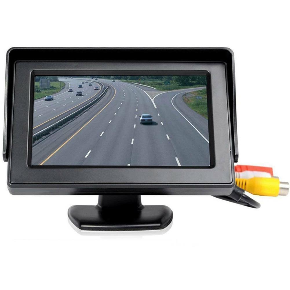 4.3″ Digital TFT LCD Monitor Car Rear View Reversing Night Monitor Parking Car Monitor Kit Vision HD Camera Z9N5