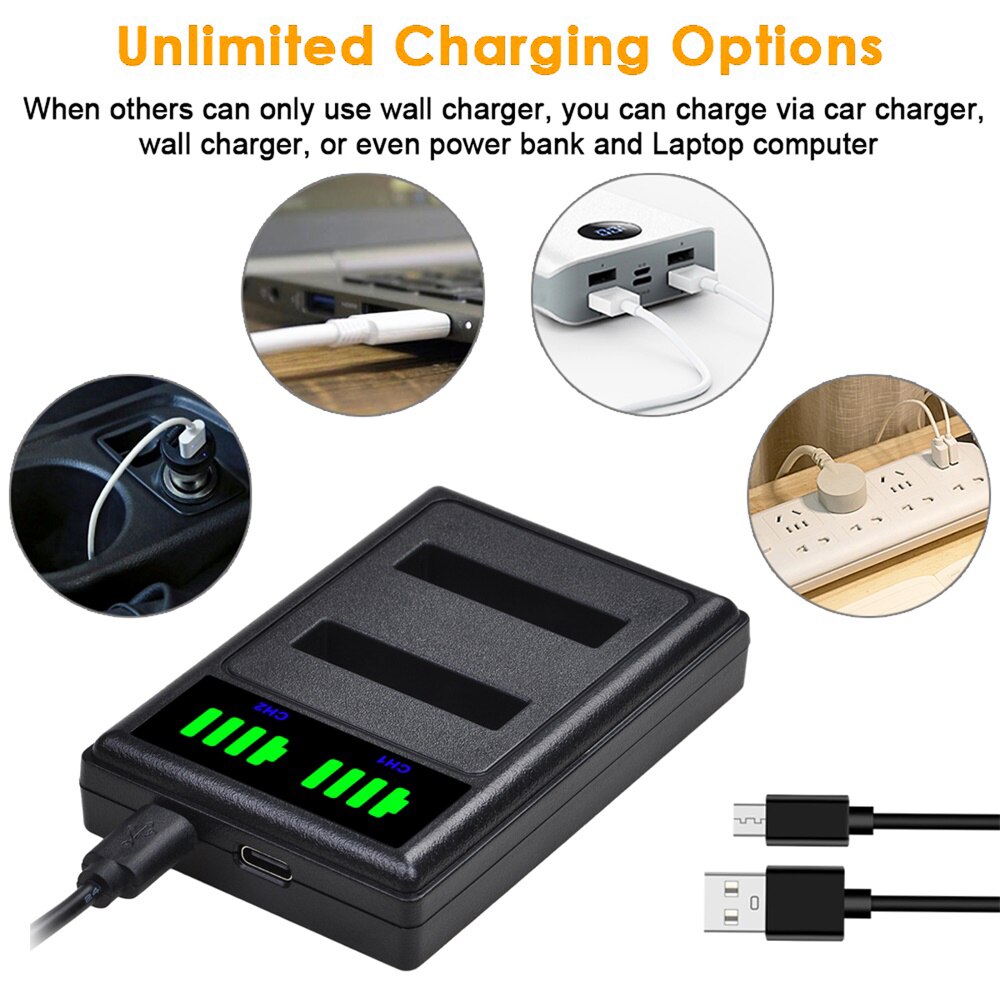 1350mAh Battery with Charger for Sony NP-FG1 NP-BG1 for Sony Cyber-Shot DSC W220 H55 HX9V HX20V HX5V H20 W300 H50 HX400 W55: 1x Charger