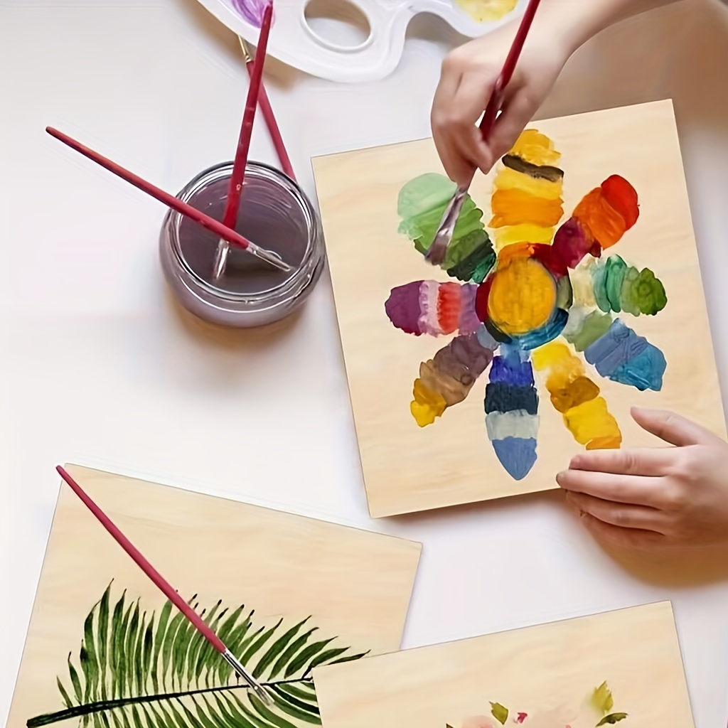 4/8/12/24/48 pezzi di legno per artigianato 20*30 cm 2 mm di spessore superficie in compensato liscio modello di costruzione di tavole quadrate