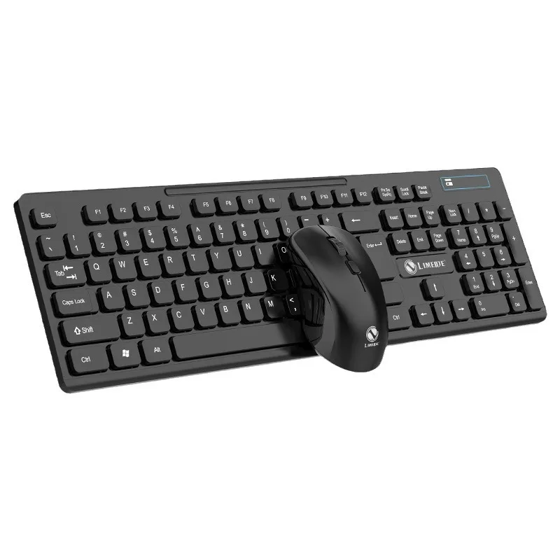 Magforce W100 Chocolate Kabelloses Tastatur-Maus-Set für Bürogebrauch, Desktop-Computer, kompatible einteilige Computer-Tastatur-Maus