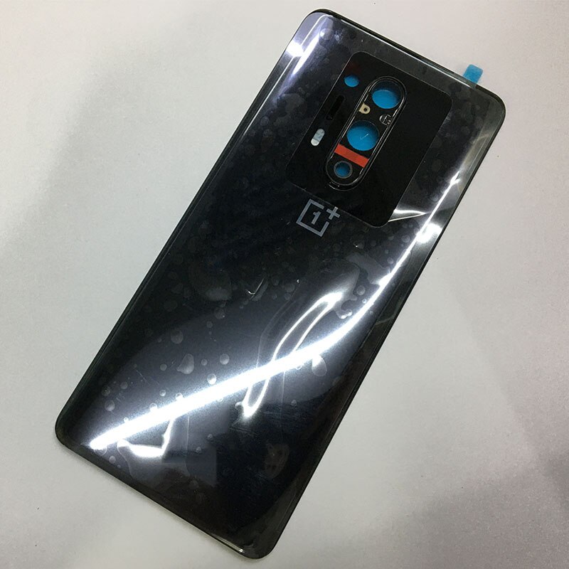 Original Glas Für OnePlus 8 Zurück Batterie Abdeckung Tür Hinten Glas Oneplus 8 Profi Batterie Abdeckung 8 8ro Gehäbenutzen fallen + kamera Objektiv