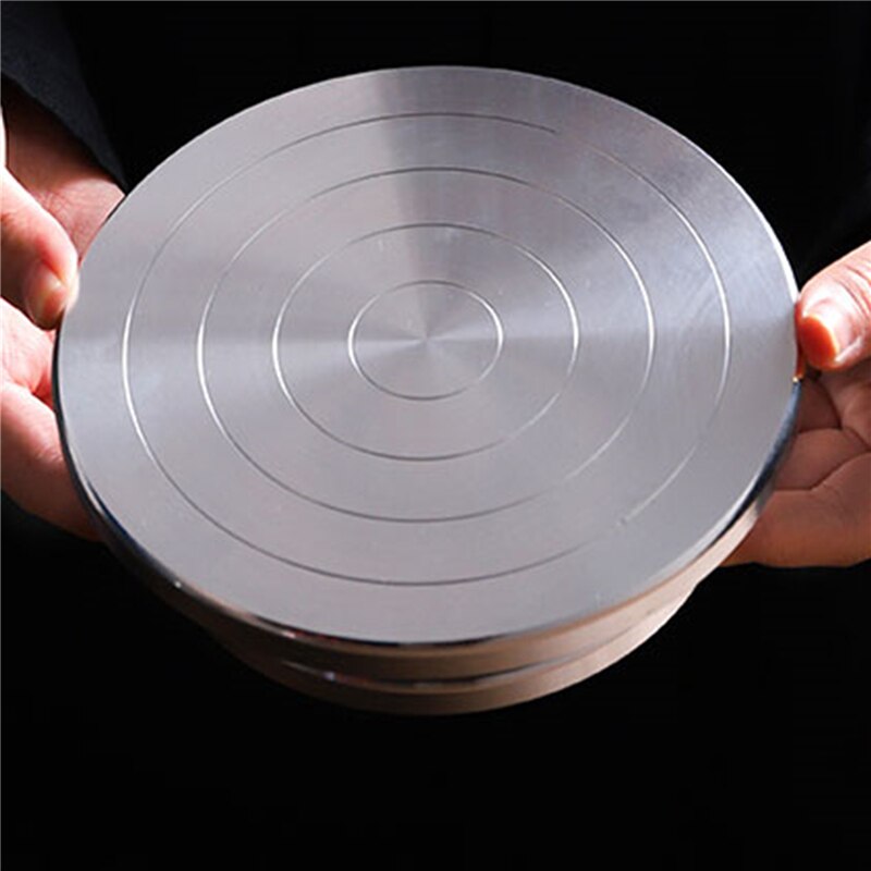 15/20/25/30cm Double Face Use Aluminum Alloy Turntable Ceramic Clay Sculpture Platform Pottery Wheel Lazy Susan Rotating Tools