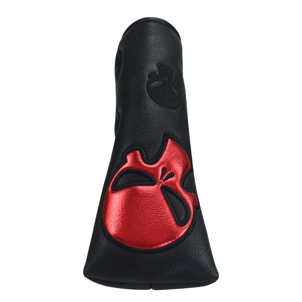 Craftsman Golf Blade Putter cover Red Skull Ping Putter HeadCover with Magnetic Closure