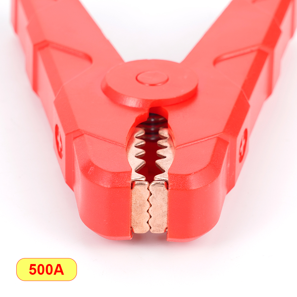 100A/200A/300A/500A Car Heavy Duty Alligator Clips Battery Clamps Test Lead Clip Pure Copper Connector Plug Power Crocodile Clip