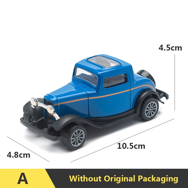 1:43 lega Vintage pressofuso modello di auto classico tirare indietro modello di auto Replica di veicoli in miniatura per la raccolta regalo per bambini adulti: A