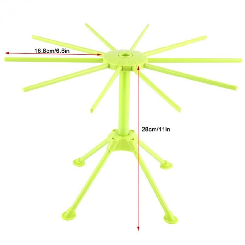 Support de séchage de pâtes pliant, support de nouilles, porte-spaghetti, outil de cuisine, accessoires de pressage, blanc, vert, jaune, pratique