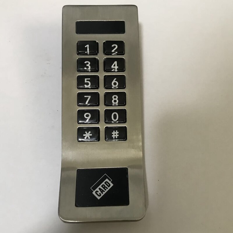 Stainless Steel Panel Digital Electronic RFID & Password Keypad Number Cabinet Door Code Lock with PULLER