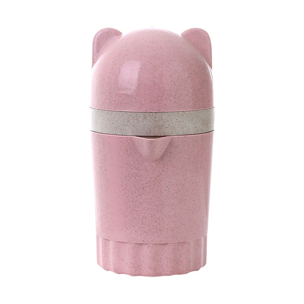 Cute Hand Press Juicer Tool Household Manual Lemons Orange Juicer Hand Manual Press Kitchen Fruit Squeezer Machine Press Cup: Pink