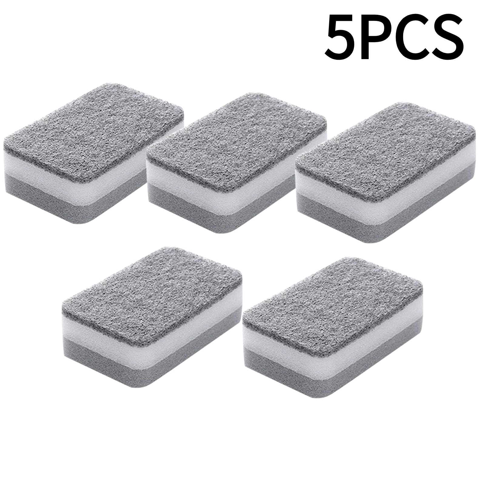 Éponges Magiques Réutilisables à Trois Couches, Tampons à Récurer pour Poêle, Pot, Vaisselle, Ménage, Cuisine, Lingettes, Brosse, Outils de Nettoyage: Ivoire