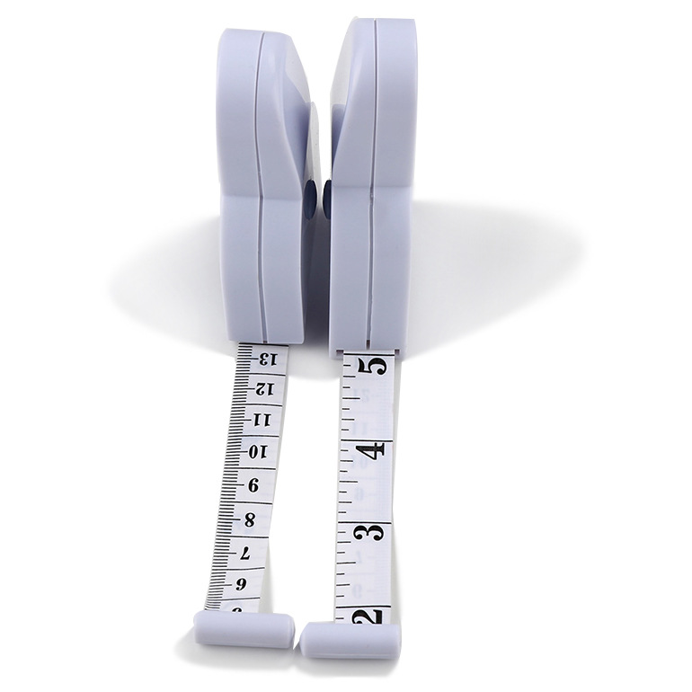 13.5mm Wide/1.5m Inch-centimeter Waist Measure, Torch Handle Y-shaped Tape Measure, BMI Health Leather Tape Measure