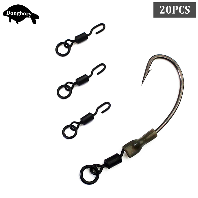 20Pcs Carp Fishing Accessories Spinner Swivels Qui... – Vicedeal