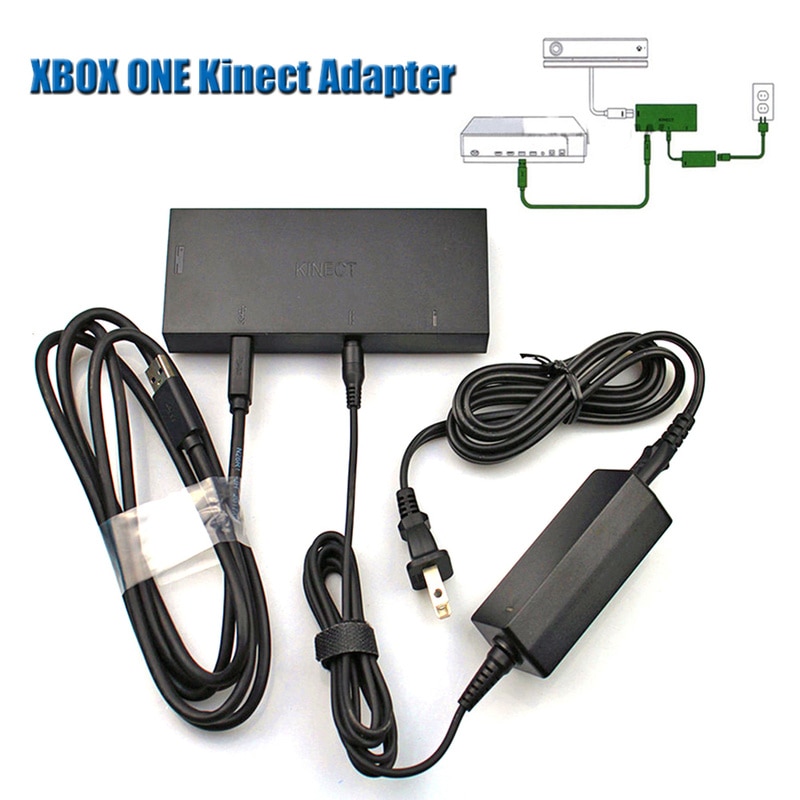 EU UK US Plug Dealonow USB 3.0 Adapter voor XBOX One S SLIM/EEN X Kinect Adapter Power supply Kinect 2.0 Sensor voor Windows10