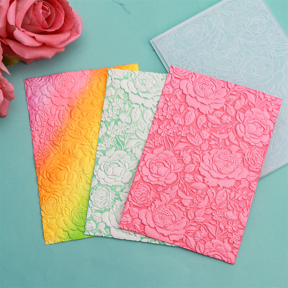 2025, neue 3D-Prägeordner, Sonnenblume, Liebe, Herz, Kranz, Folienordner für DIY, Sammelalbum, Weihnachten, , Papierkarten, Basteln
