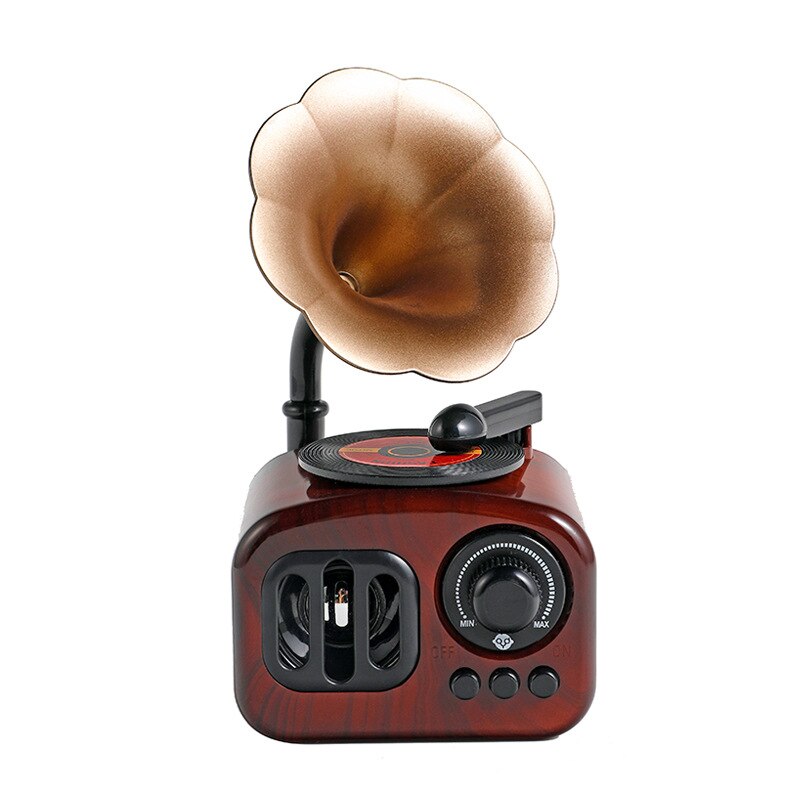 Retro Nostalgic Vinyl Record Music Box Phonograph Music Box Bar Cafe Window Porch Decoration For Friend