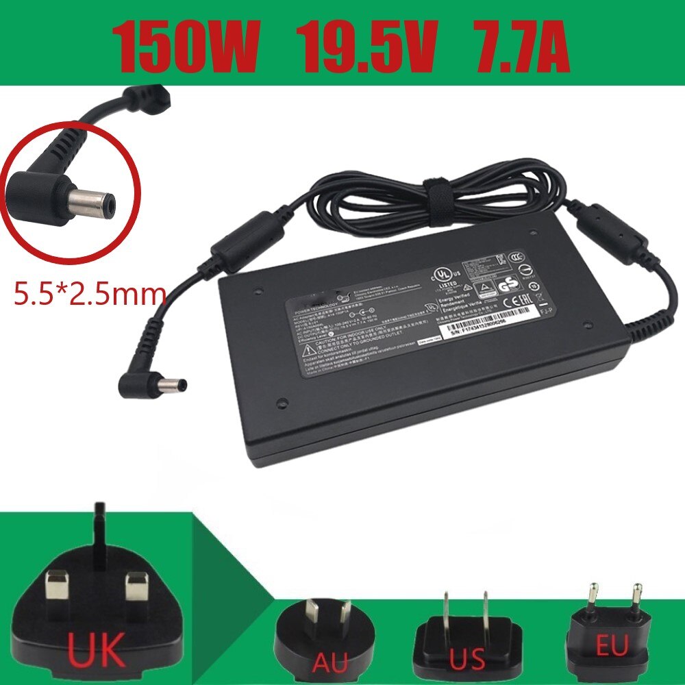 Echt ADP-150VB B 19.5V 7.7A 150W Laptop Adapter Voeding Voor Msi GS60 Ghost Pro-606 GS70 stealth 2PE-430AU GE62 Adapter