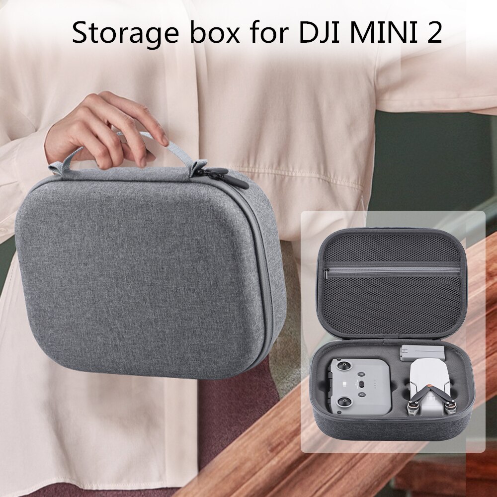 Tragbaren Koffer für DJI Mavic Mini 2 Drohne Handtasche Lagerung Kasten Wasserdichte Hardshell Koffer Stoßfest Drohne Tasche