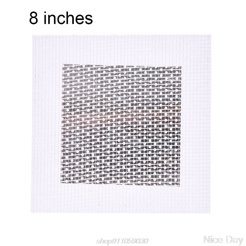 Mesh Wall Repair Patch Adhesive Fix Net Drywall Hole Ceiling Plaster Damage 4/6/8 Inch A28 21: 8