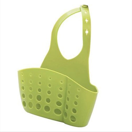 Sac suspendu d'évier, sac de rangement en caoutchouc, support de robinet, porte-éponge de savon, étagère de salle de bain réglable, fournitures d'accessoires de cuisine: A1