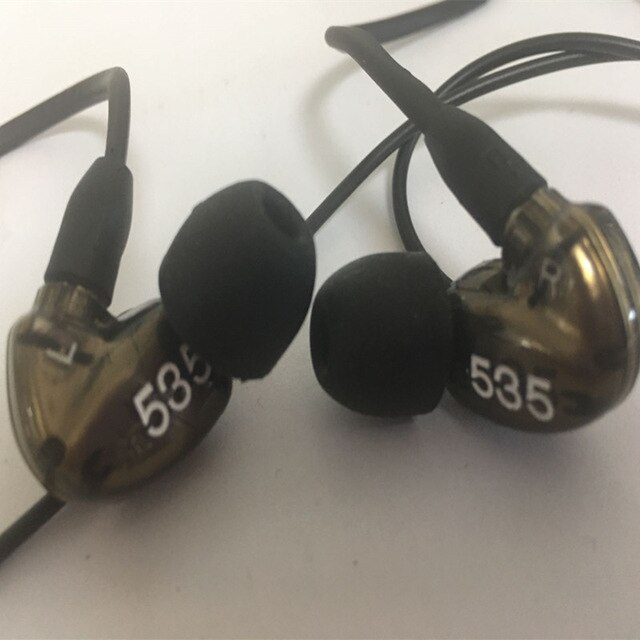 in 48 Uur SE535 Afneembare Koptelefoon Hi-Fi stereo Headset SE 535 In ear Oortelefoon Aparte Kabel met Doos VS SE215