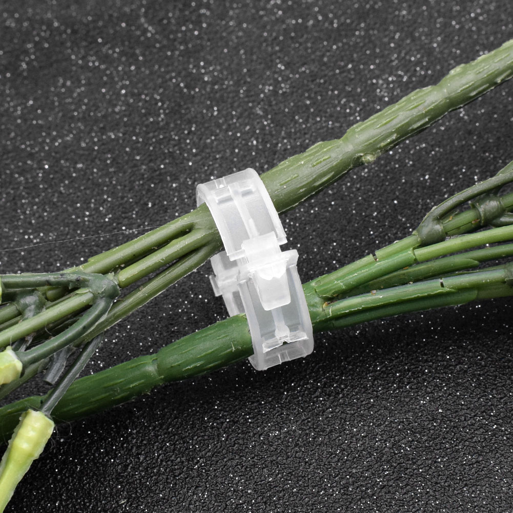 100/400/800 Stuks Plastic Plant Wijnstok Stem Clips Sluiting Ring Gesp Voor Druif Tomaat Fruit Groente Klimmen plant