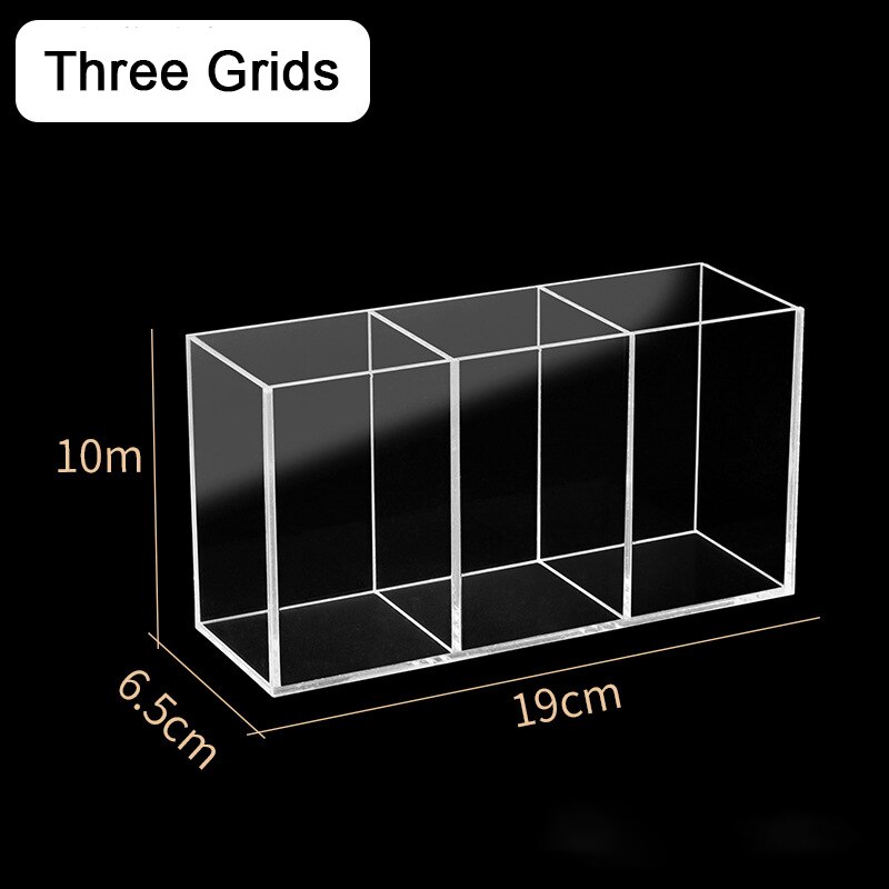 High Transparent Acrylic Desktop Separated Fish Tank for Betta Small Fish Open Aquarium Water Plant Tank Tortoise Tank: B