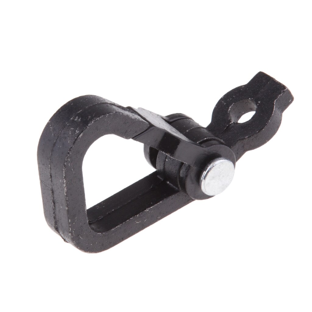 Aluminum Motorcross ATV Spring Clip Snap Hook Luggage Helmet Hanger Black