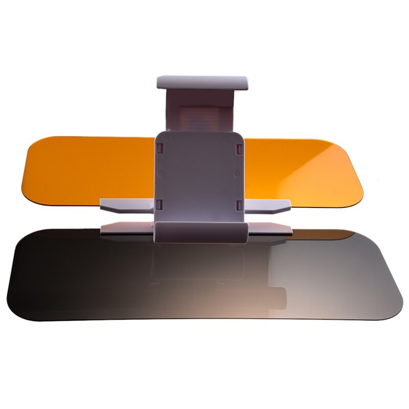 Clear Yellow No Glare Flip out Sun Visor Extender for Car Auto